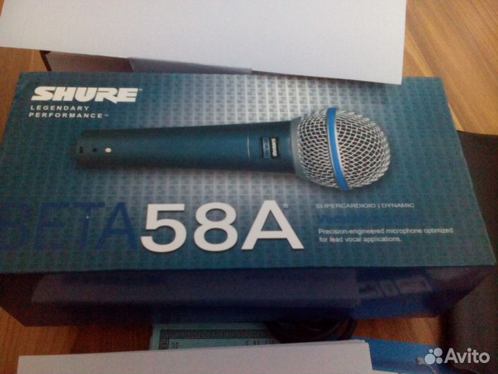 Микрофон вокальный shure beta58a new