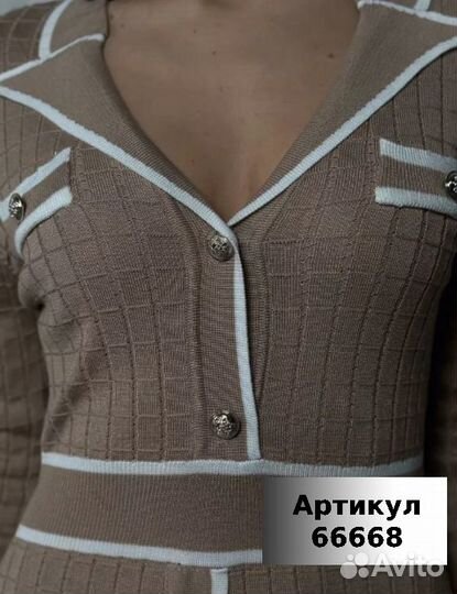 Платье вязанное