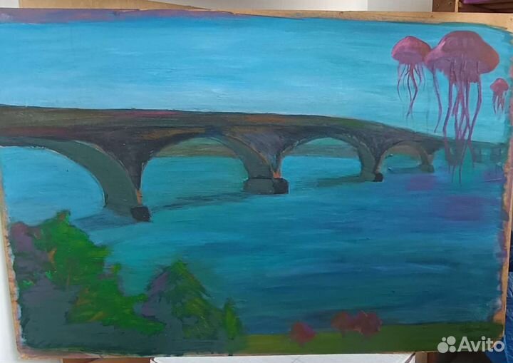 Саратовский мост атаковали медузы