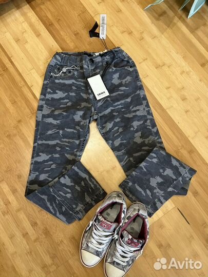 Кеды converse и джинсы милитари