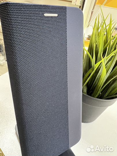 Чехол Samsung A13 Lux качество синий, книжка