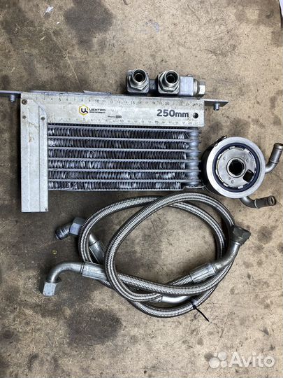 Масляный радиатор, маслокулер с термостатом