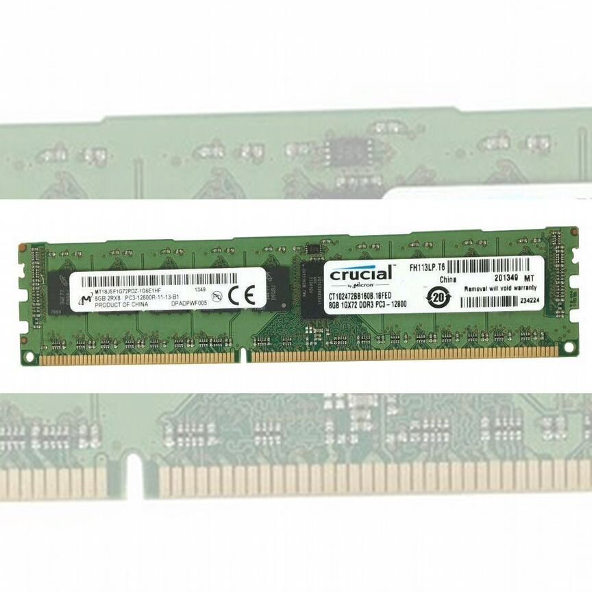[CT8G3ERSDD8186D] Оперативная Память Crucial Ddr3 Ct8g3ersdd8186d