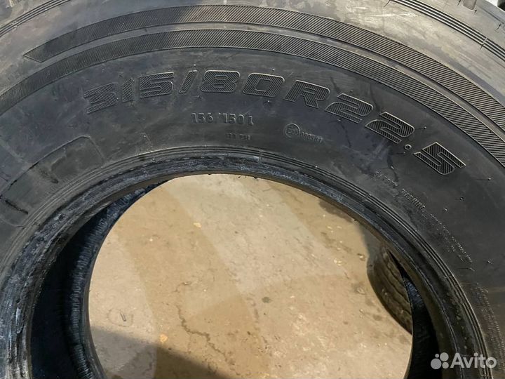 Грузовая шина бу 315 80 22 5 Кама