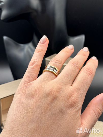 Золотое кольцо bvlgari zero 585