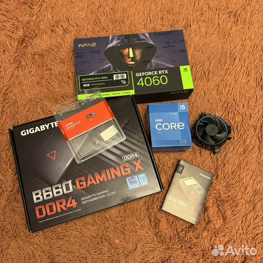 Игровой пк, RTX 4060, i5-12400, 32Gb RAM, M2 1TB