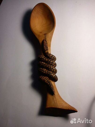 Резные деревянные ложки ручной работы, набор