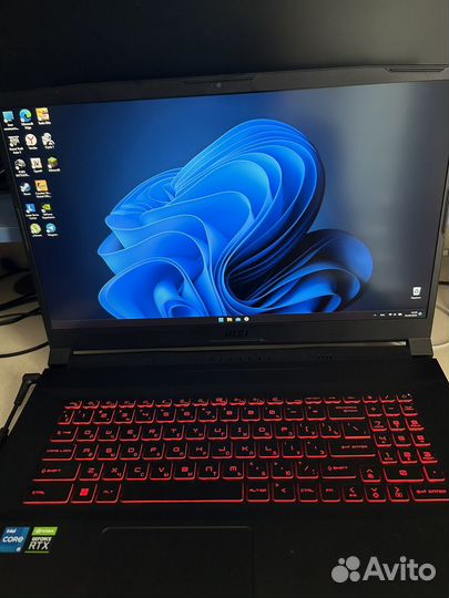 Игровой ноутбук msi katanaGF76 11UD