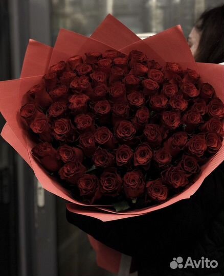 Цветы букеты 101 роза пионы тюльпаны доставка 24/7