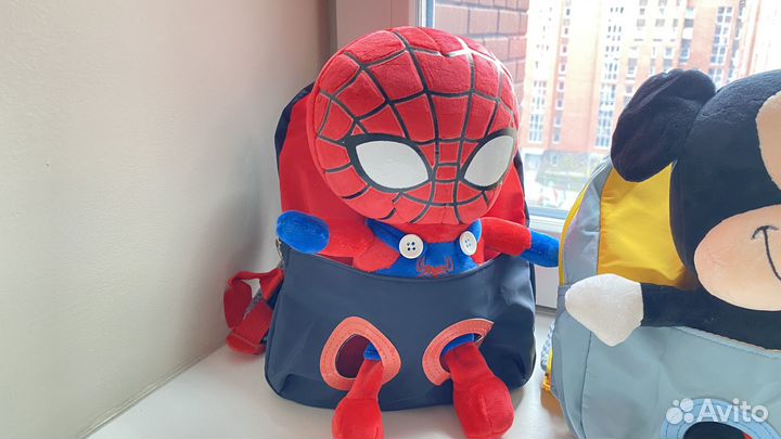 Детский рюкзак игрушка с героями мультиков