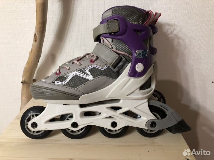 Ролики oxelo раздвижные 32-35рр