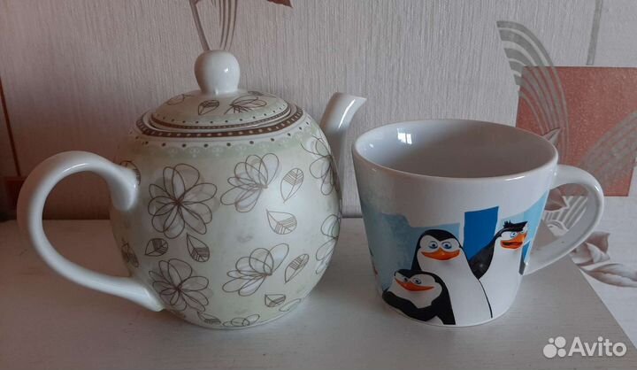 Заварочный чайник/кружка большая