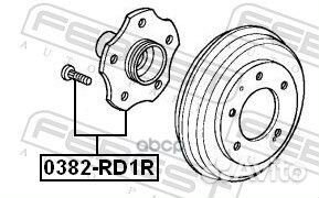 Ступица задняя 0382RD1R Febest