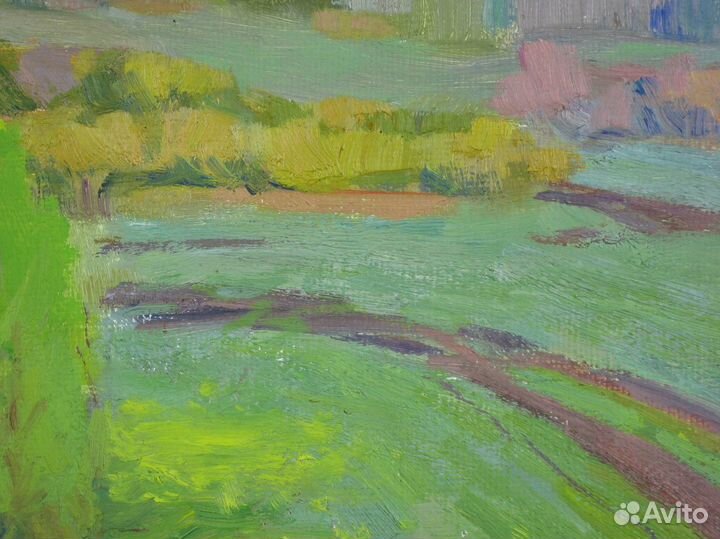 Мухин А. А. Дорога в Левжу, х. м. 80х61 см 1985 г