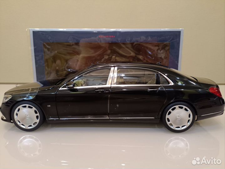 Mercedes Maybach S650 I (X222) 17-21г Черный 1:18