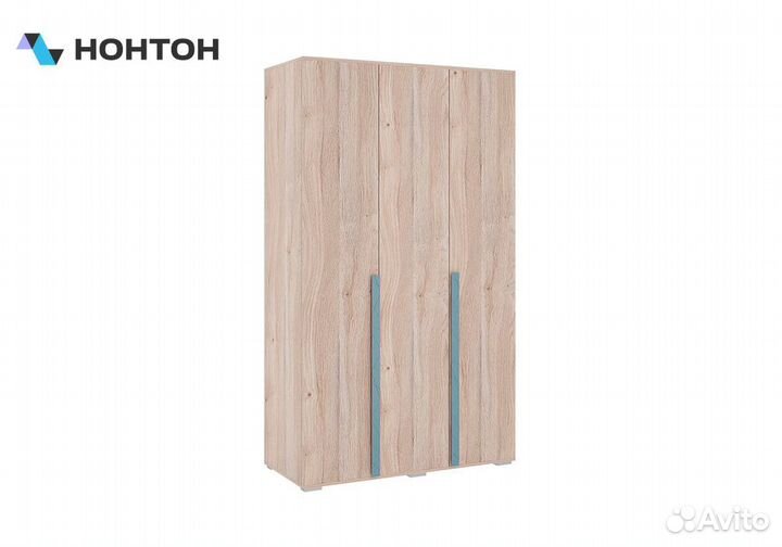 Шкаф трехдверный Лайк 05.01 дуб мария / индиго