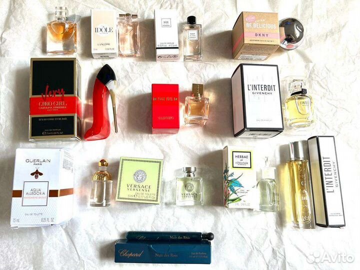 Миниатюры женского и мужского парфюма