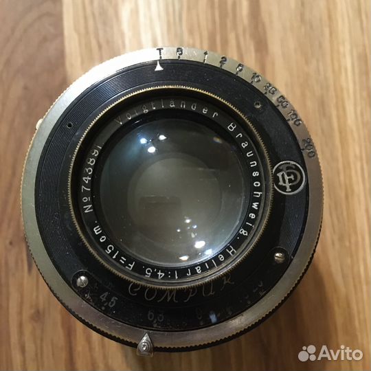 Объектив Voigtlander Heliar 150mm F4.5 для Rolleif