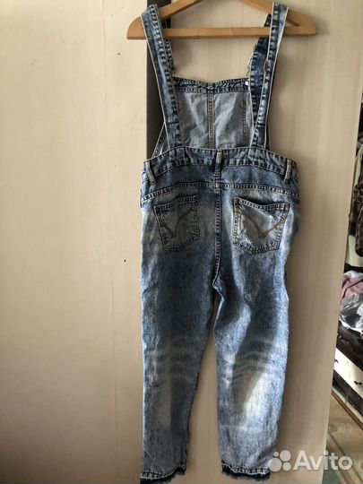 Комбинезон женский джинсовый