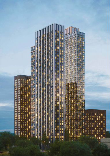 Квартира-студия, 22,2 м², 2/52 эт.