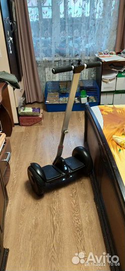 Гироскутер с ручкой mini robot