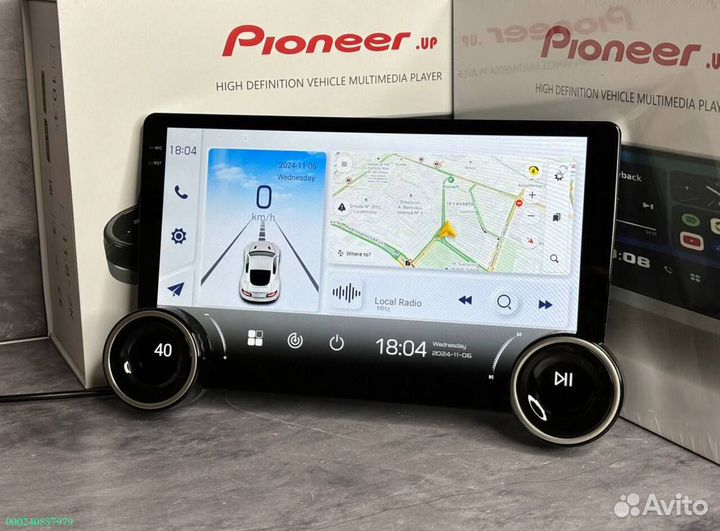 Магнитола 2 din android с крутилками (Арт.61351)