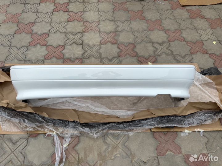 Бампер ваз 2114 задний белое облако 240