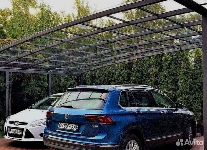 Навесы из поликарбоната для дома