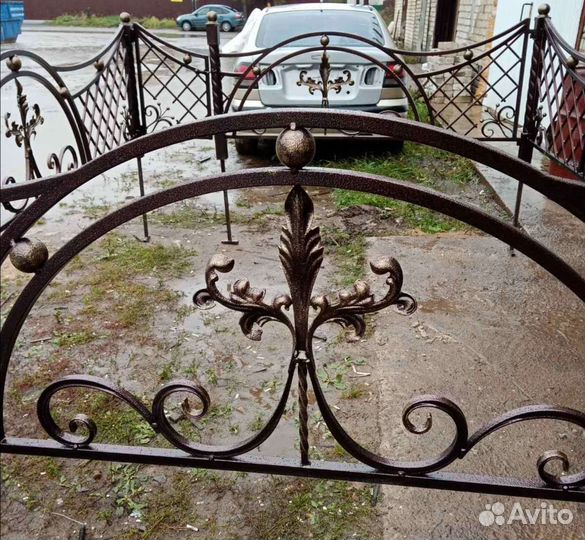 Ограда на могилу. Холодная ковка нн