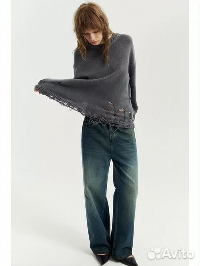 Рваный свитер Lime