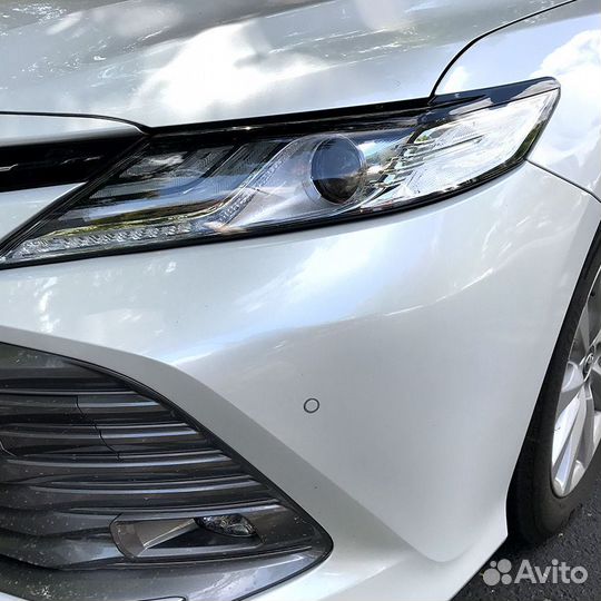 Toyota Camry 70 (Накладки) Реснички на фары N7WE6