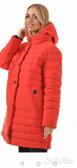 Пуховик женский 58-60р