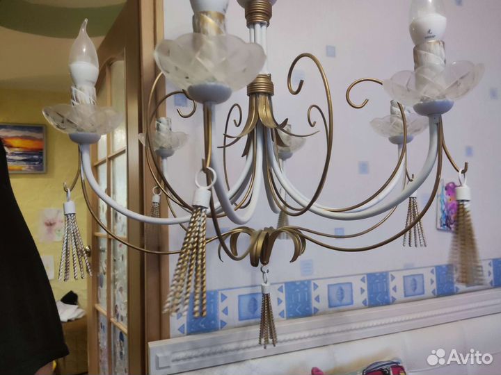 Люстра+2бра