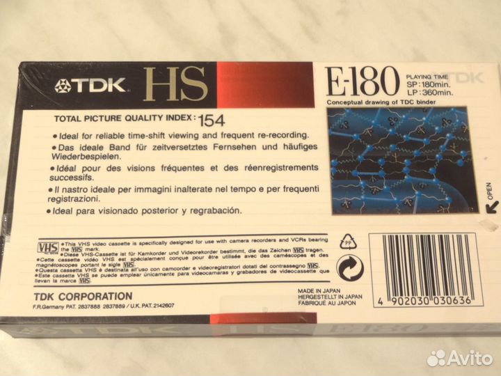 Новые видео кассеты TDK и Pantera