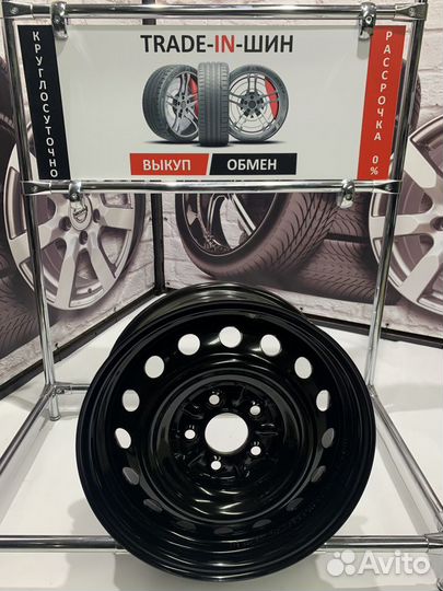 Штампованные диски R16 Trebl 9407 Black