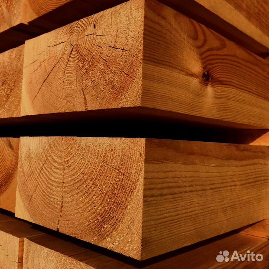Брус из лиственницы 1 сорта для качественного стро