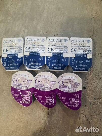 Линзы контактные