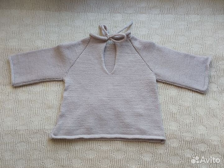 Кофточка для девочки вязаная hand made, 62-68