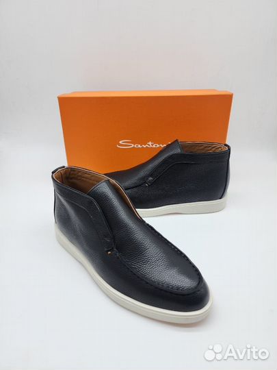 Ботинки челси мужские Santoni