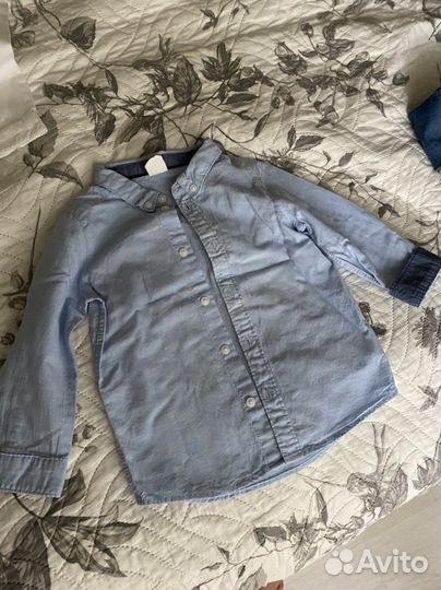 Рубашка hm 86-92