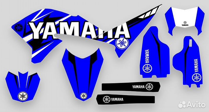 Наклейки Графика yamaha WR250X Wr250R