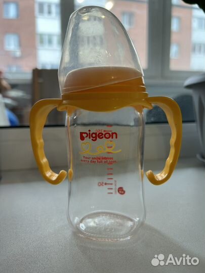 Бутылочка стеклянная Pigeon 160 мл