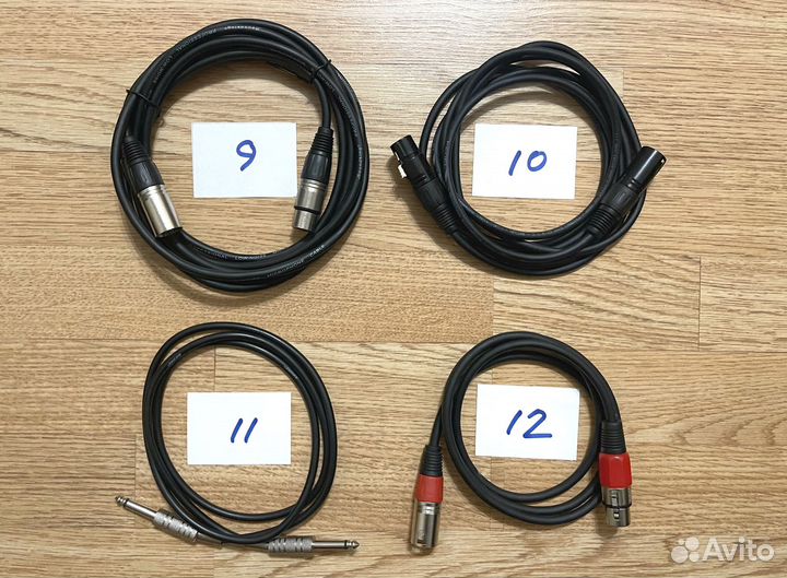 Кабели соединительные XLR, Jack