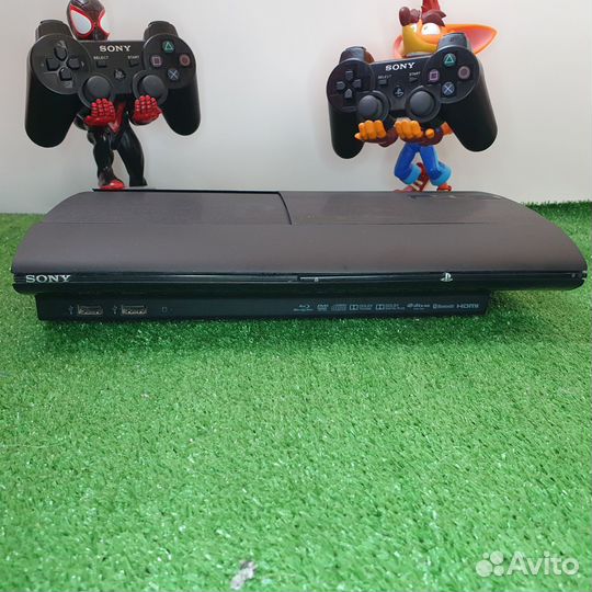 Ps3 прошитая + 20 игр 250gb + 2 гемпада