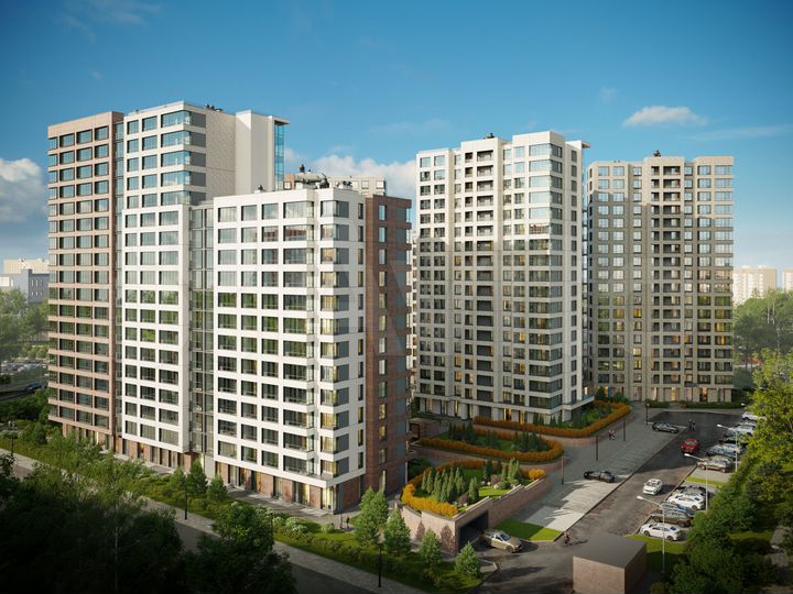 2-к. квартира, 56 м², 10/18 эт.