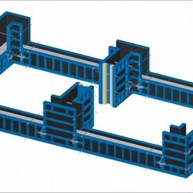 Щитовая опалубка стен и перекрытий оптом