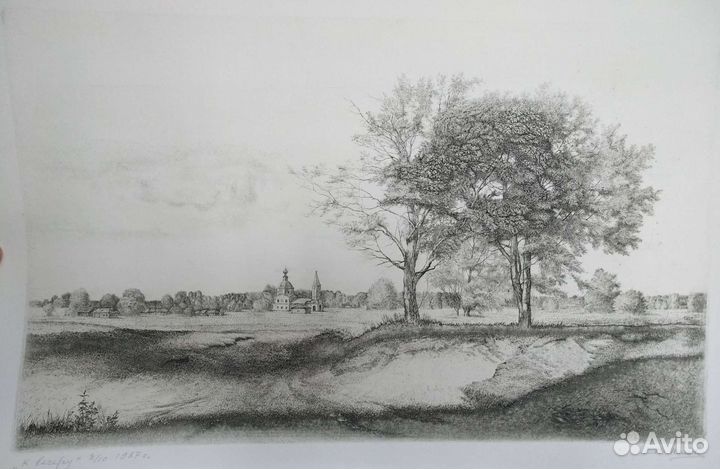 Офорт, графика, картина Нилов вн