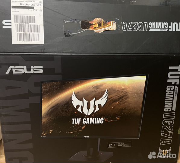 Монитор Asus tuf gaming vg27a 2k 144hz