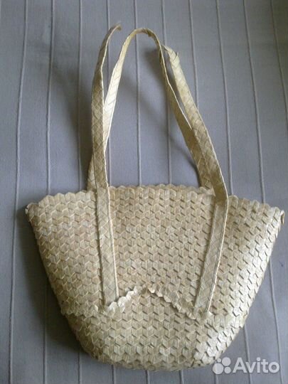 Сумки плетеные, соломка, для рукоделия/ремонта