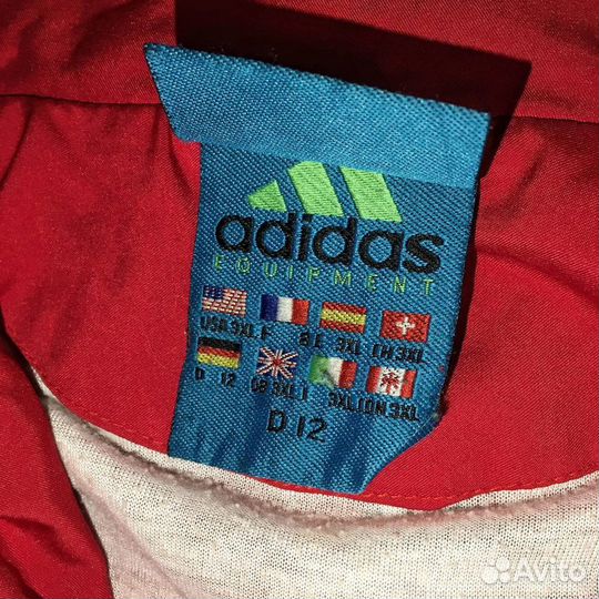 Винтажная олимпийка adidas equipment 90х